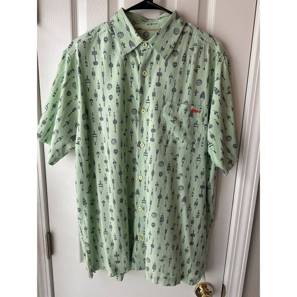 Salt Life Button Down Fishing Lures Men's Shirt Size M - Picture 1 of 6